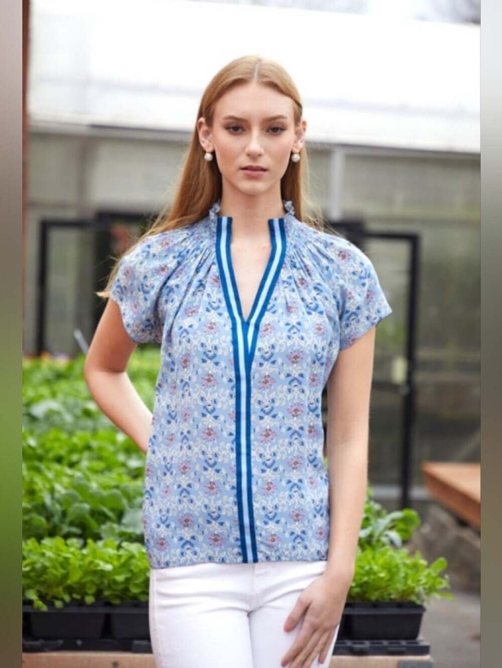 Rungolee Aspen Blouse XS 100% Silk